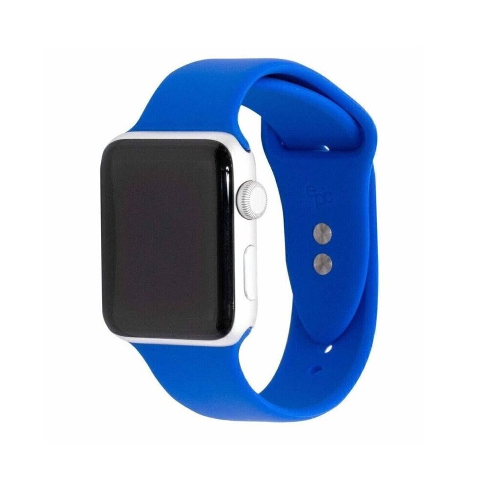 SARINA SILICONE SPIRIT BAND FOR APPLE WATCH 38/40mm ROYAL BLUE NEW IN PACKAGE